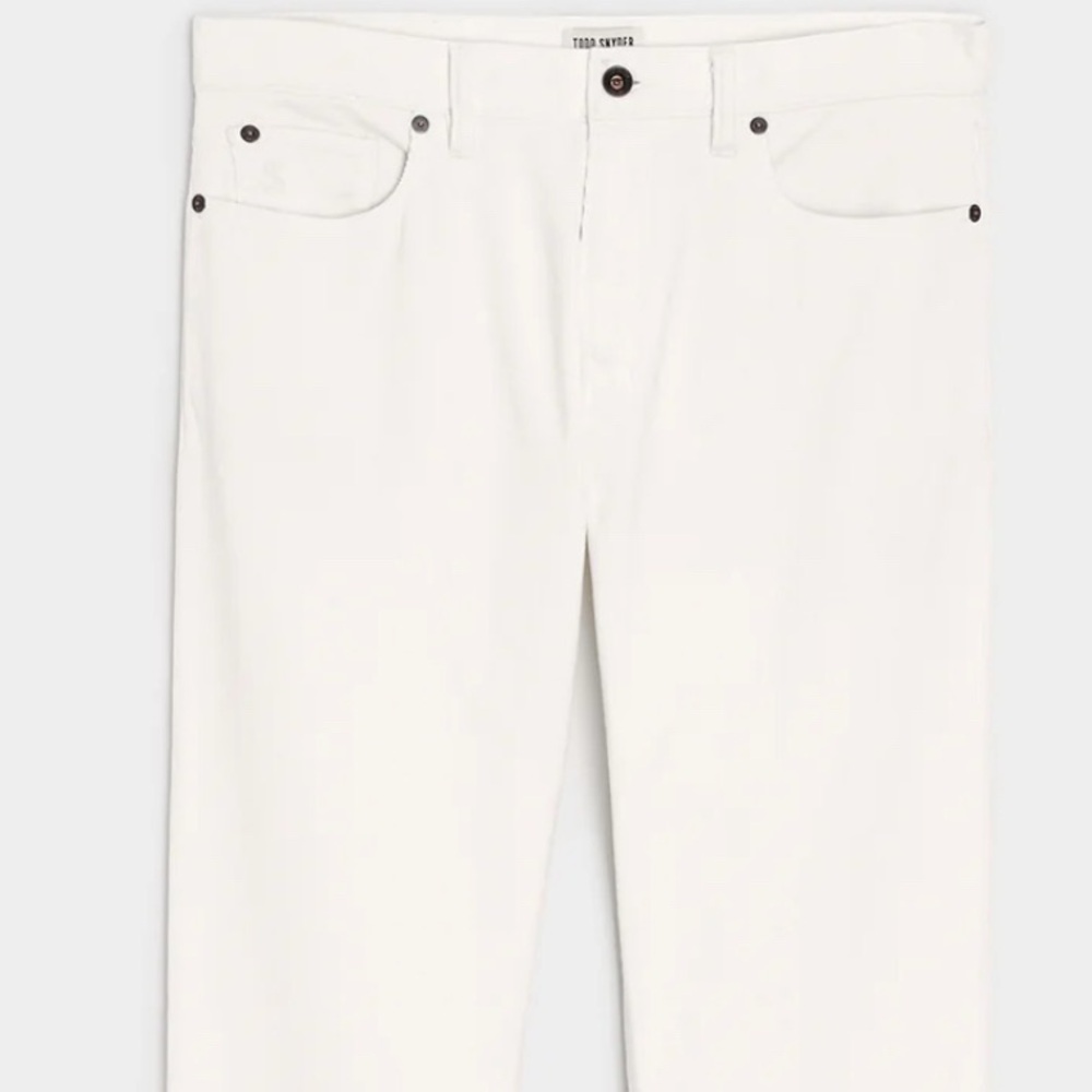 Todd Snyder White Corduroy Pants